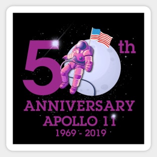 Apollo11 Moon Landing 50th Anniversary 3 Sticker